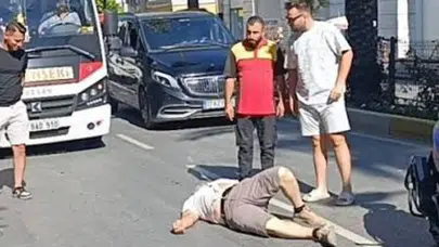 Manavgat'ta dehşet anları: 50 metre sürüklenen motosikletin sürücüsü ağır yaralı