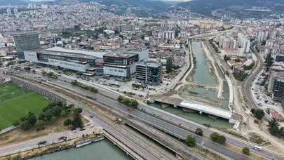 Samsun'da 5,1 milyar liralık Mert Irmağı projesinde yüzde 50 eşiği aşıldı