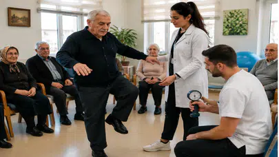 Hareket yaşını öğren sağlıklı yaşa kampanyası huzurevinde ilgi gördü