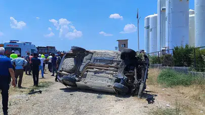 Gaziantep'te takla atan otomobilde yaralanan çocuktan acı haber