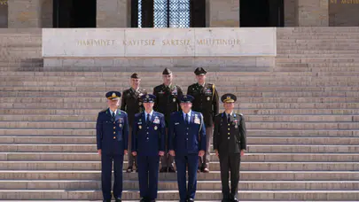 ABD Genelkurmay Başkanı Dan Caine, Anıtkabir'i ziyaret etti