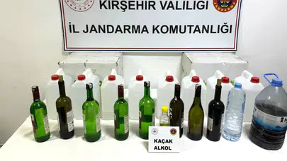 Kırşehir'de kaçak alkol operasyonu: Jandarma baskınıyla suçüstü!