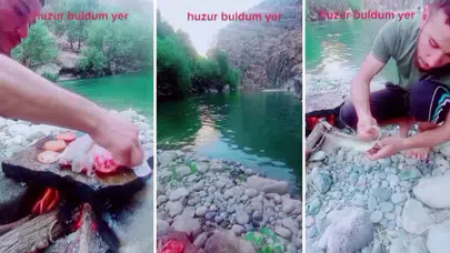 'Huzur buldum' dediği Habur Çayı'nda kayboldu! Paylaşımı yürek burktu