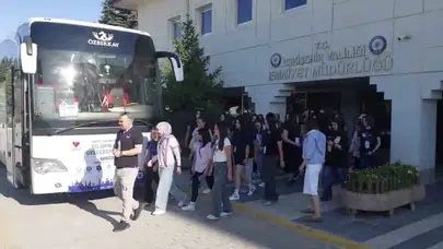 Eskişehir'den gelen öğrenciler bilim ve teknolojiyle dolu kamp yaşadı