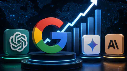 Google'ın büyümesi sürüyor: Yapay zeka yarışında dikkat çeken veriler