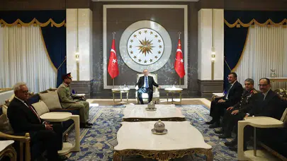 Cumhurbaşkanı Erdoğan, Pakistan Savunma ve Kara Kuvvetleri Komutanı Munir'i kabul etti