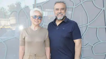 Bülent Serttaş ve eşi Selvi Serttaş Zorlu AVM'de görüntülendi