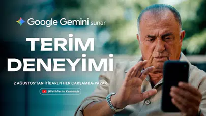 Futbol dünyasında bir ilk! Fatih Terim ve Google Gemini ekranda buluşuyor