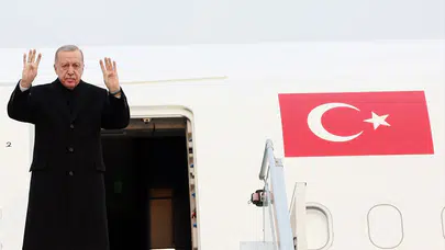 Cumhurbaşkanı Erdoğan Katar'daki taziye ziyaretinin ardından Türkiye'ye döndü