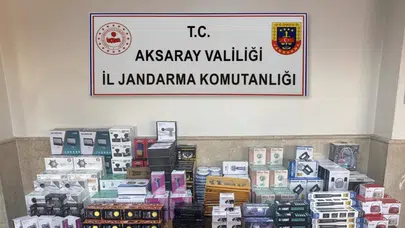 Aksaray’da kaçakçılık şebekesine darbe: 4.5 Milyon TL’lik ürün ele geçirildi!