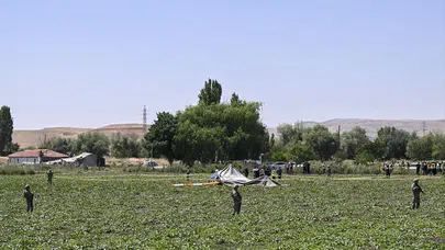Ankara'da eğitim helikopteri düştü! Yaralılar var