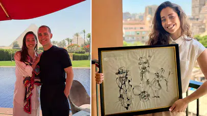 La Casa de Papel’in yıldızı Pedro Alonso’dan Özge Özacar’a anlamlı hediye
