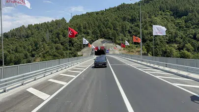 Yalova-Armutlu Yolu hizmete girdi: Ulaşım süresi yarı yarıya kısaldı