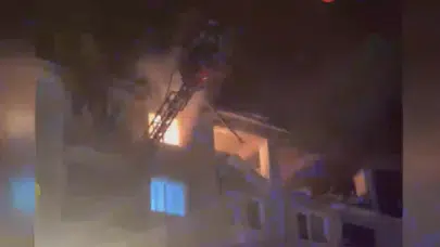 Tekirdağ'da 6 katlı apartmanda doğal gaz patlaması
