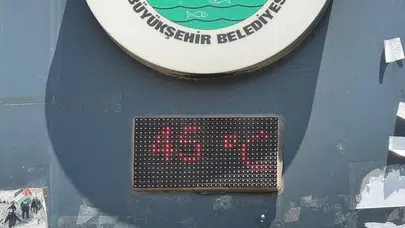 Şanlıurfa alev alev! Termometreler 45'i gördü, sokaklar boşaldı!