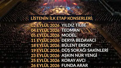 Ataköy Marina Açık Hava Sahnesi İstanbul'un yeni konser adresi oluyor