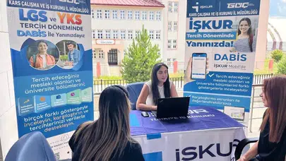 Kars İŞKUR'dan YKS ve LGS adaylarına dijital kariyer desteği