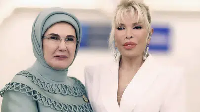 Emine Erdoğan NATO lider eşlerini Çankaya Köşkü'nde ağırladı