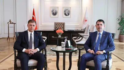 Bakan Kurum ile Cemil Tugay'dan Ankara'da kritik İzmir zirvesi