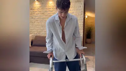 Feci kazada bacağını kaybeden Survivor yıldızı Floros'un hayranlarını ağlatan dönüşü