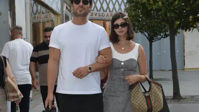 Ali Öner ve Zeynep Atılgan çifti Bodrum tatili dönüşü İstanbul'da görüntülendi