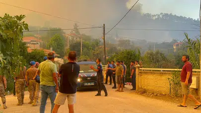 Muğla Göcek'te orman yangını! Alevler büyüdü, ekipler seferber oldu