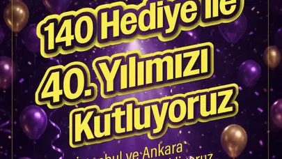 Hasanusta Kebap'tan 40. yıla özel 140 hediye çekilişi