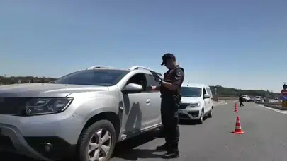Tekirdağ'da huzur uygulaması: 518 araç ve binlerce kişi kontrol edildi
