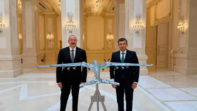 Azerbaycan Cumhurbaşkanı Aliyev, Selçuk Bayraktar'ı kabul etti