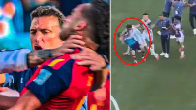 Dünya Kupası finalinde şampiyonluk sevinci kavgaya dönüştü! Paredes gündem oldu