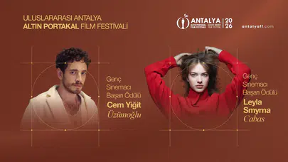 Altın Portakal'ın Genç Başarı Ödülleri Cem Yiğit Üzümoğlu ve Leyla Smyrna Cabas’a