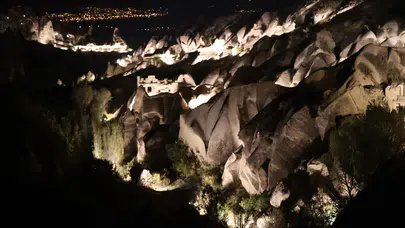 Karanlık çöktü, Kapadokya uyandı! Turizme yeni soluk getiren projenin detayları