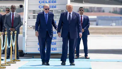 Ankara’da tarihi karşılama: Trump, Kritik NATO zirvesi için Türkiye’ye indi!