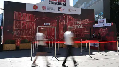 15 Temmuz'un 10. yılında özel sergi: "İrade Bizim, Zafer Bizim" zaman tüneli büyük ilgi gördü