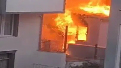 Çanakkale'de akıl almaz yangın: Kurtarmaya çalışırken yaralandı