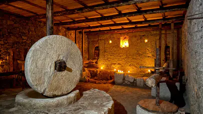 Syedra Antik Kenti'nde 1500 yıllık zeytinyağı işliği yeniden ayağa kaldırıldı