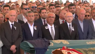 Kemal Kılıçdaroğlu ve Özgür Özel yan yana: Olcay Baykal son yolculuğuna uğurlandı
