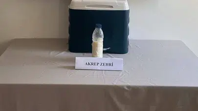 Yalova'da 5 milyon dolarlık akrep zehri operasyonu
