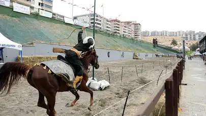 Atlı okçuluk Türkiye Şampiyonası'nda yarı final heyecanı geride kaldı