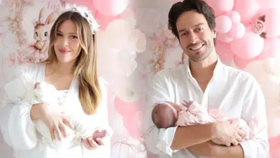Ünlü çiftten mutlu haber: Feyyaz Şerifoğlu ile Merve Dinçkol'un kızları dünyaya geldi
