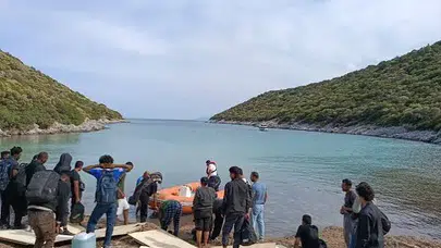 Çeşme açıklarında ekipler harekete geçti: 22 düzensiz göçmen yakalandı