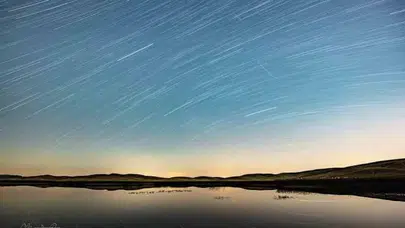 Van semalarında görsel şölen: Perseid meteor yağmuru böyle görüntülendi