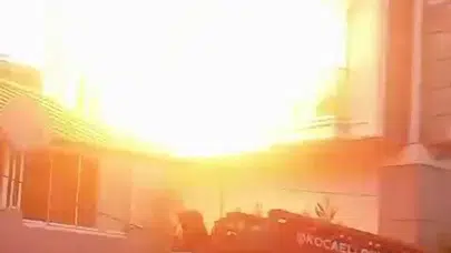 Darıca'da 4 katlı apartmanda doğalgaz patlaması oldu