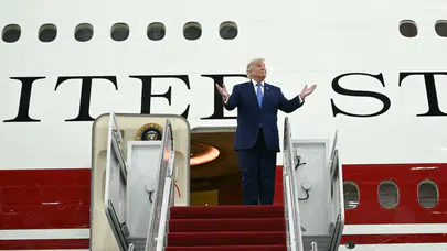 NATO Zirvesi sonrası film gibi aldatmaca: Air Force One yem olarak kullanılmış!
