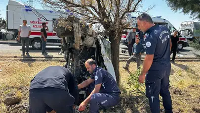 Adıyaman'da düğün yolunda kaza: 6 yaralı