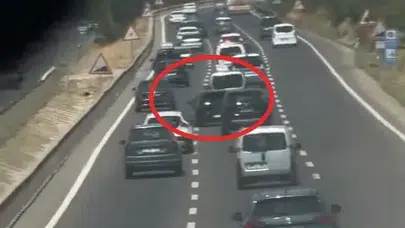 Trafikte makas atan sürücüye 10 bin lira ceza kesildi
