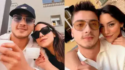 Uzak Şehir’in aşıkları tatilde: dilin döğer ve atakan özkaya’dan minorka pozları!