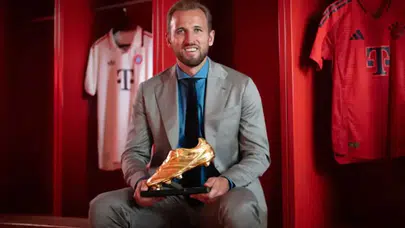 Harry Kane ikinci kez Avrupa Altın Ayakkabı ödülünü kazandı