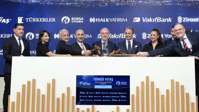Borsa İstanbul'da gong Türker VEYAŞ için çaldı