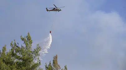 Fethiye'de orman yangını: Ekipler havadan ve karadan müdahale ediyor